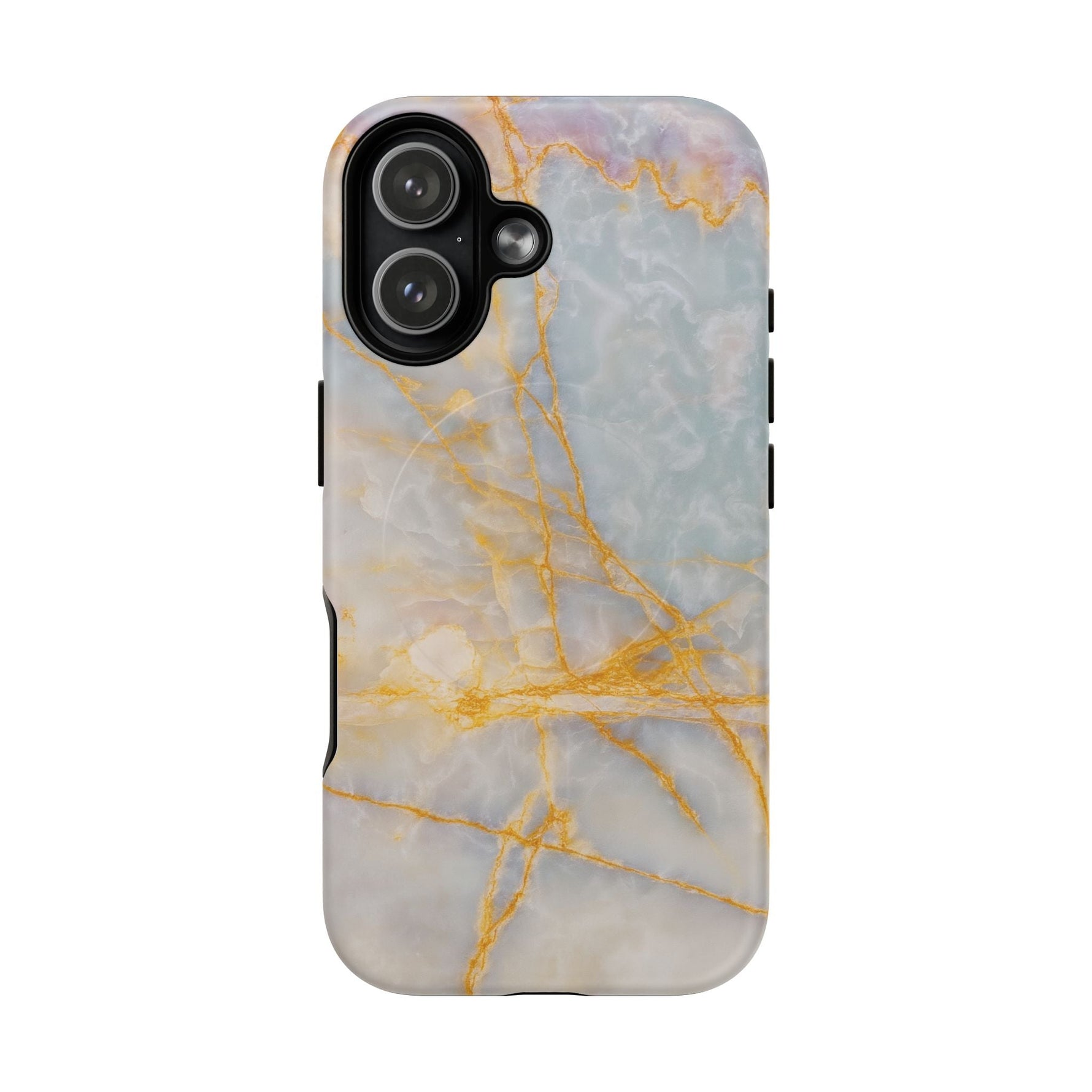 Marble Gold Vein iPhone Case (MagSafe Compatible)  Shamo's iPhone 17 / Matte