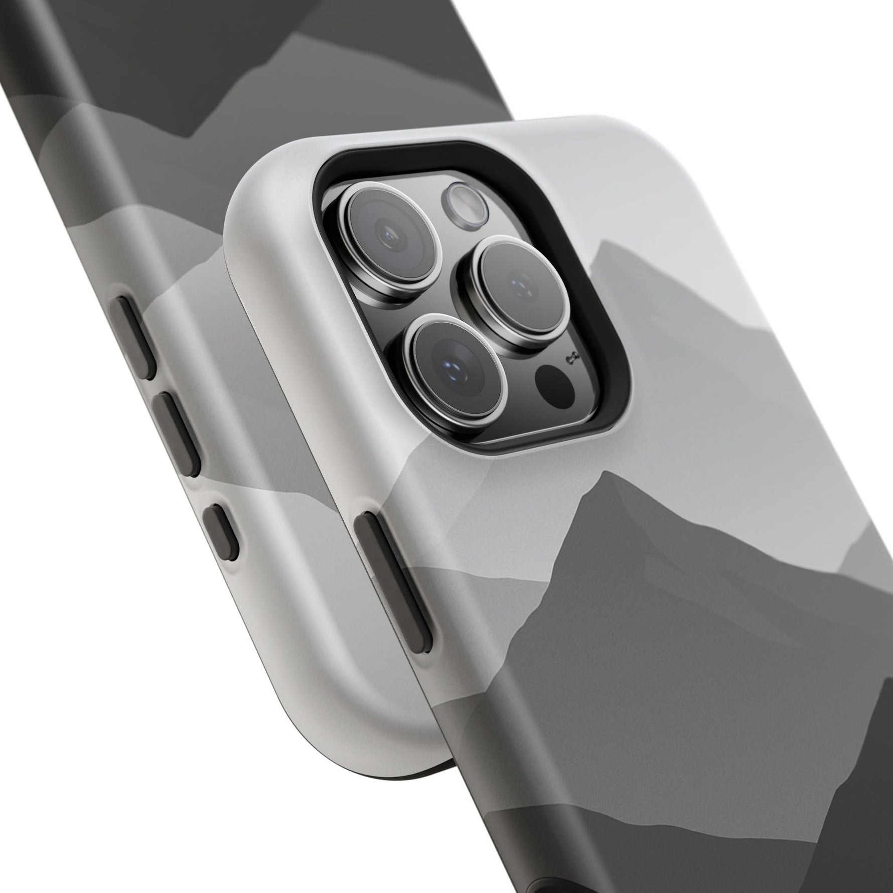 Monochrome Mountain Design iPhone Case | MagSafe  Shamo's