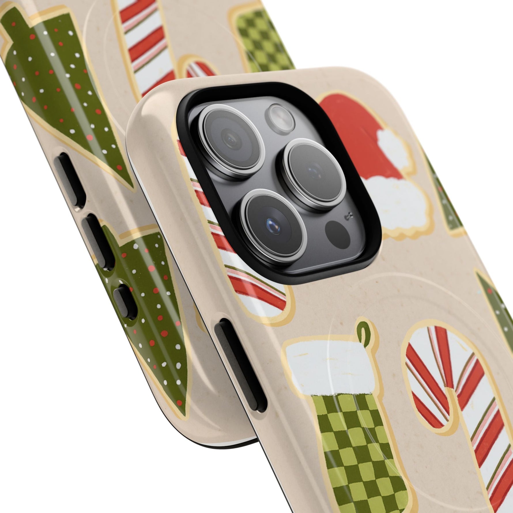 Festive Candy Cane Holiday iPhone Case | MagSafe  Shamo's