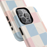 Pastel Checkerboard Pattern iPhone Cases - MagSafe - Shamo's