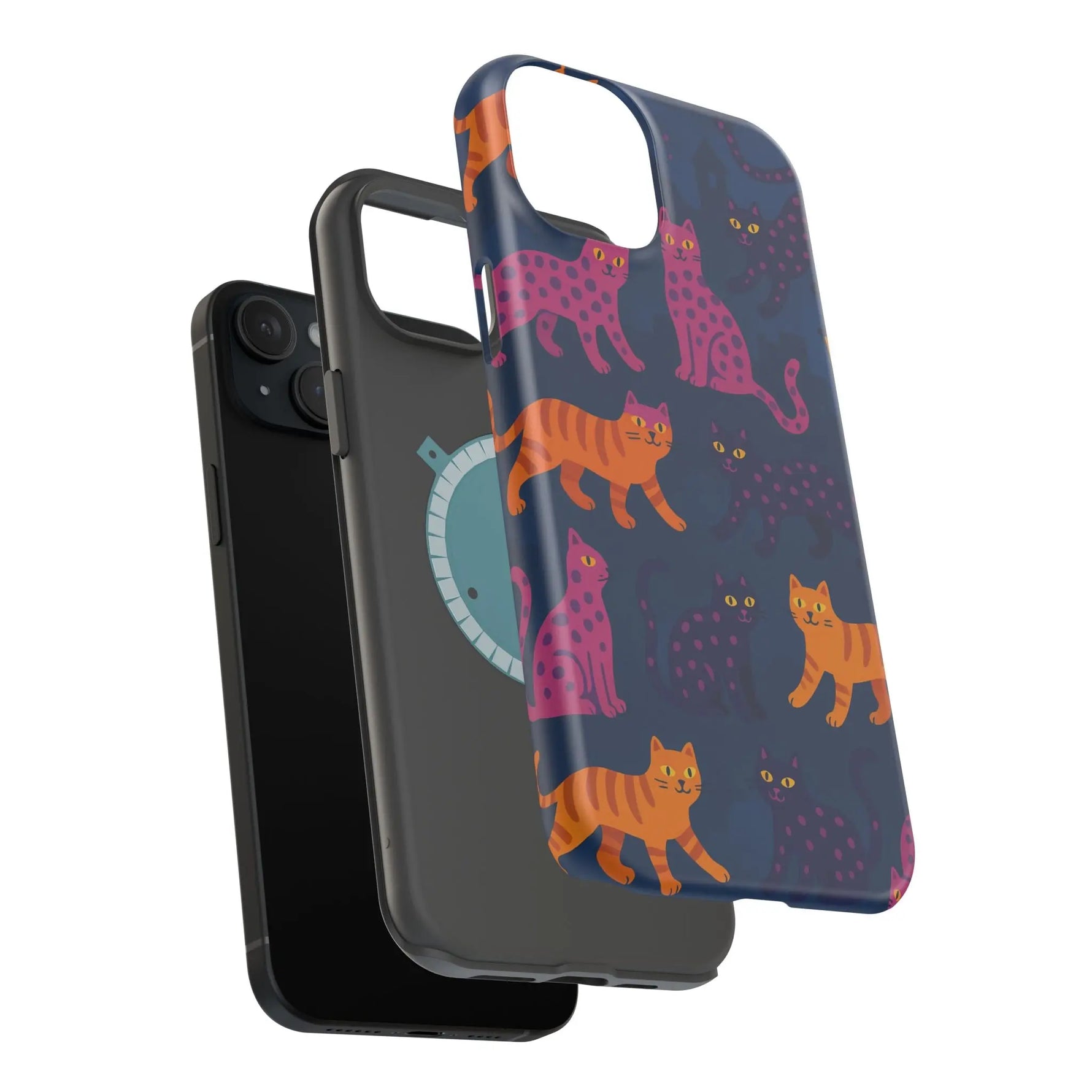 Colorful Cat Phone Case - MagSafe Impact-Resistant - Shamo's