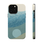“Calm Over Chaos” Abstract Ocean Wave iPhone Case | MagSafe Compatible  Shamo's iPhone 13 Pro Max / Matte
