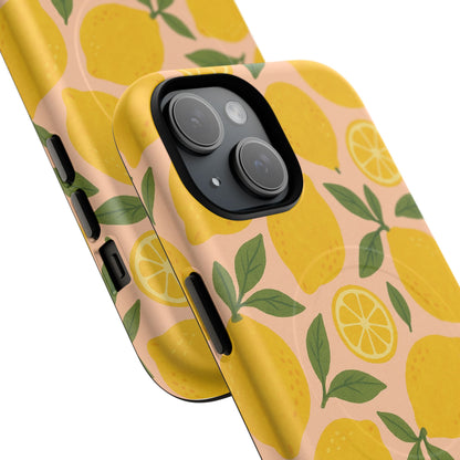 Lemon Fruit Design iPhone Case | MagSafe Compatible