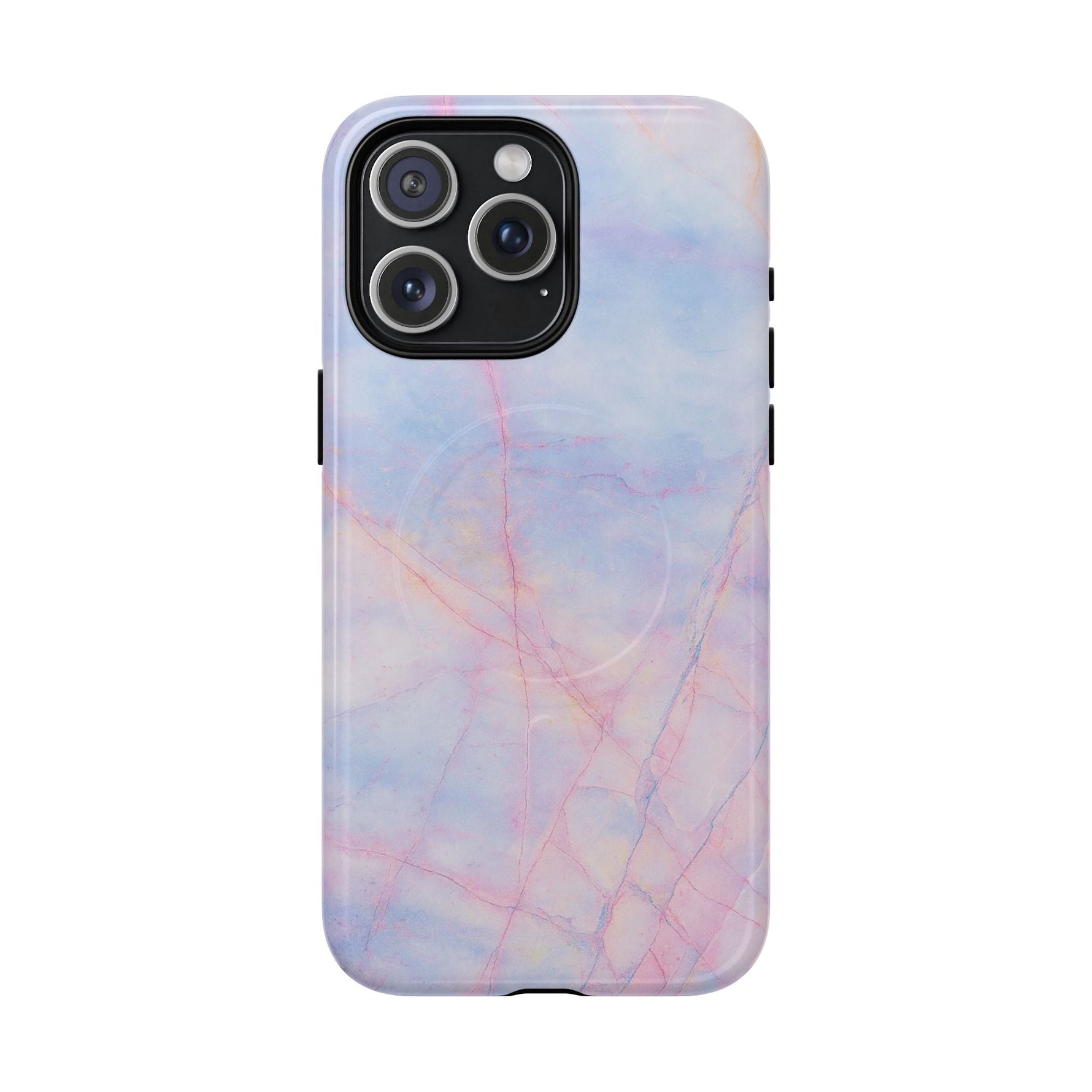 Pastel Marble iPhone Cover (MagSafe Compatible)  Shamo's iPhone 15 Pro Max / Glossy