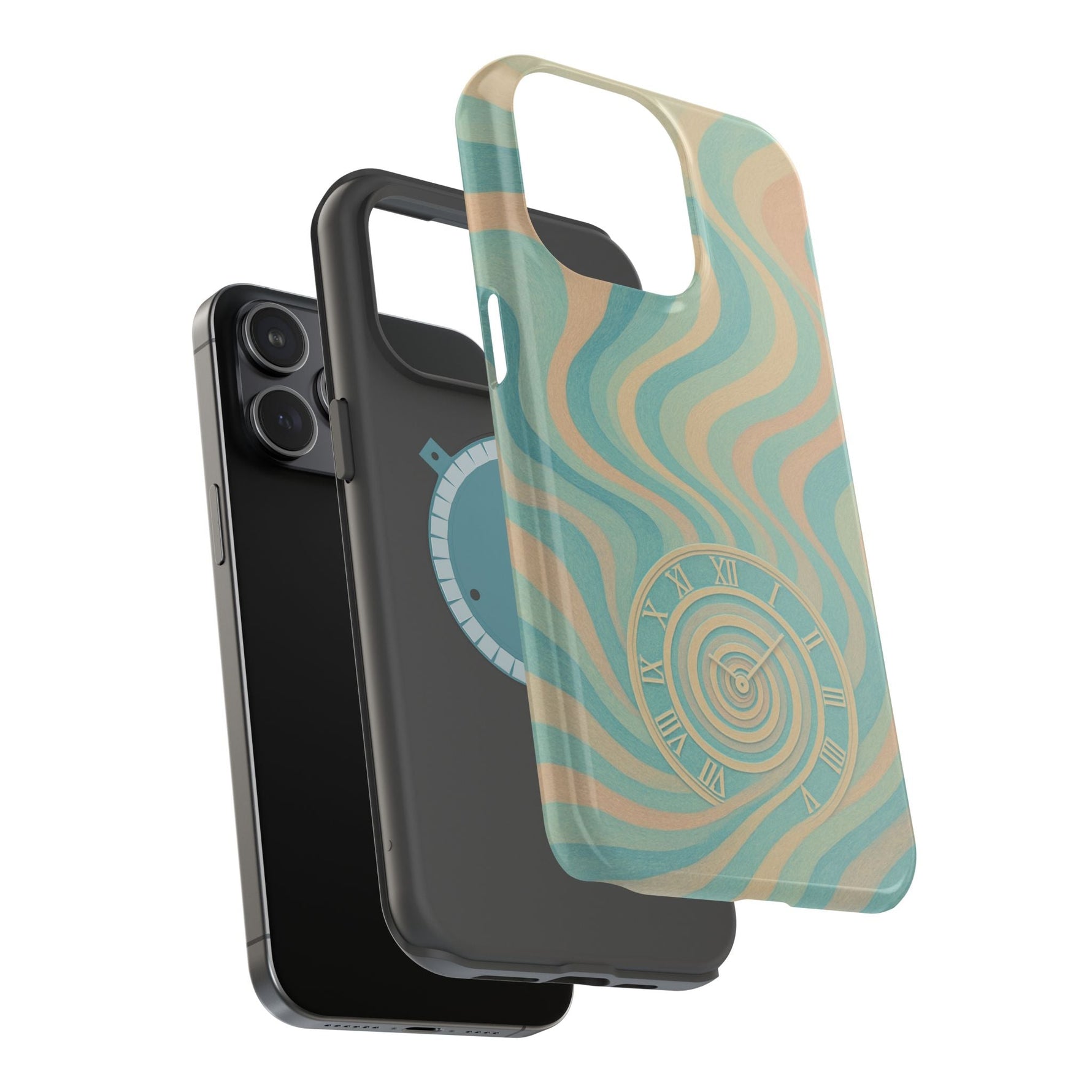 “Flow of Time” iPhone Case with MagSafe Compatibility  Shamo's