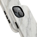 Classic White Marble iPhone Case with MagSafe - Shamo's