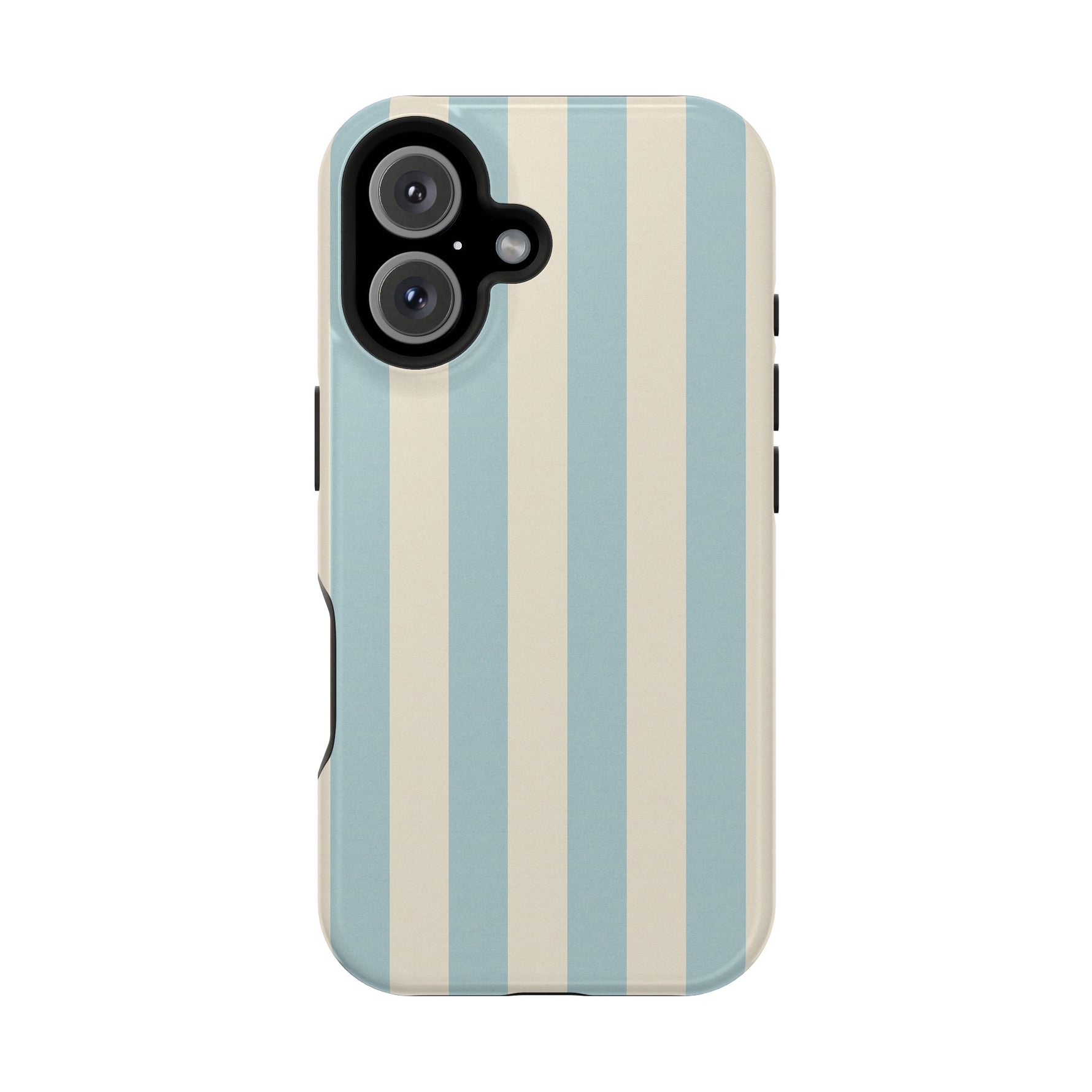 Blue Strips Pattern iPhone Case Compatible with MagSafe - Shamo's