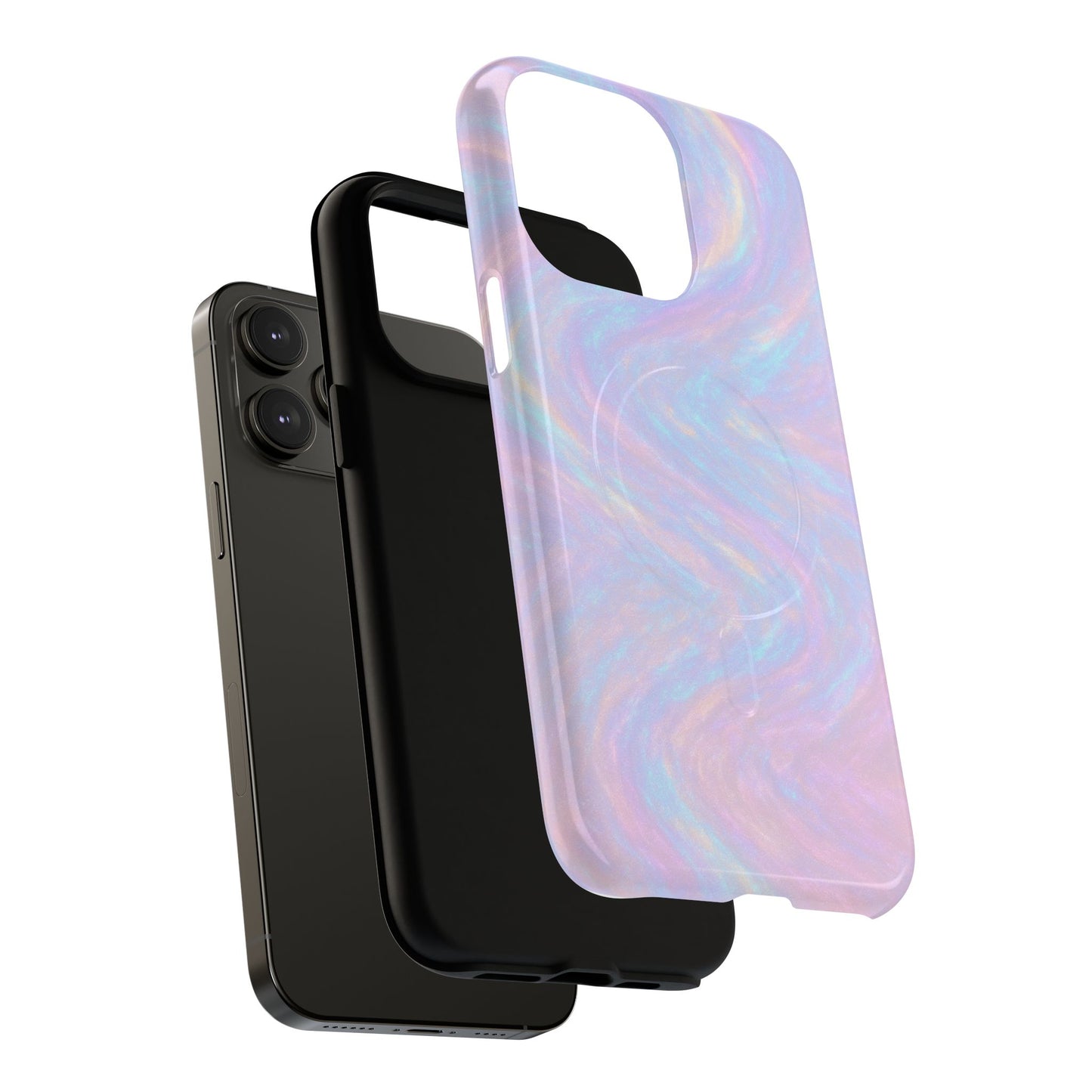 Luxury Series Iridescent Swirl iPhone Case with MagSafe