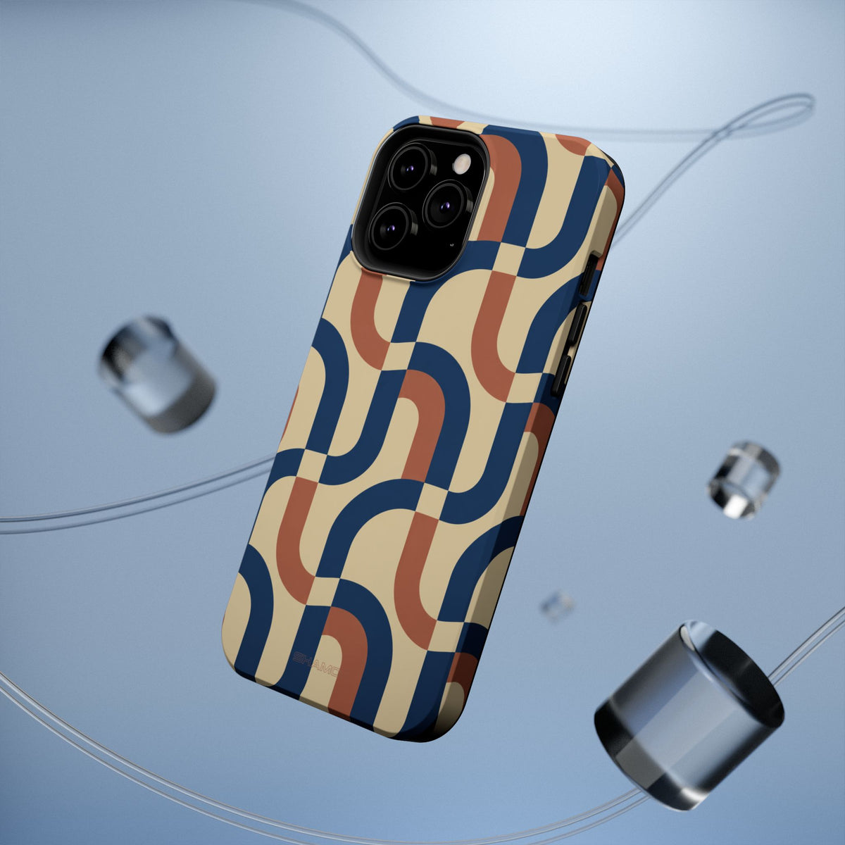 Mod Ribbon – Retro Geometric MagSafe Phone Case