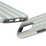 Blue Strips Pattern iPhone Case Compatible with MagSafe - Shamo's
