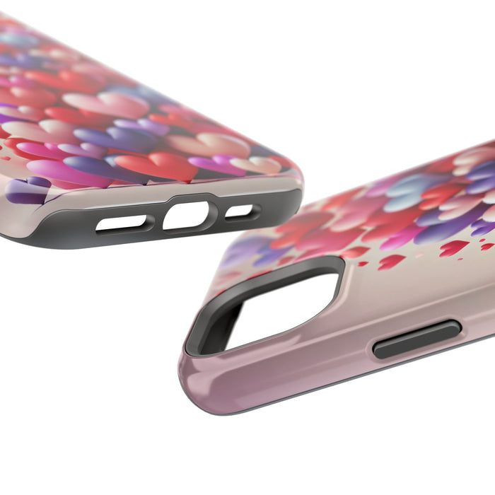 Shamo's Phone Case | MagSafe Compatible | Love Hearts Theme for iPhone 17 and more