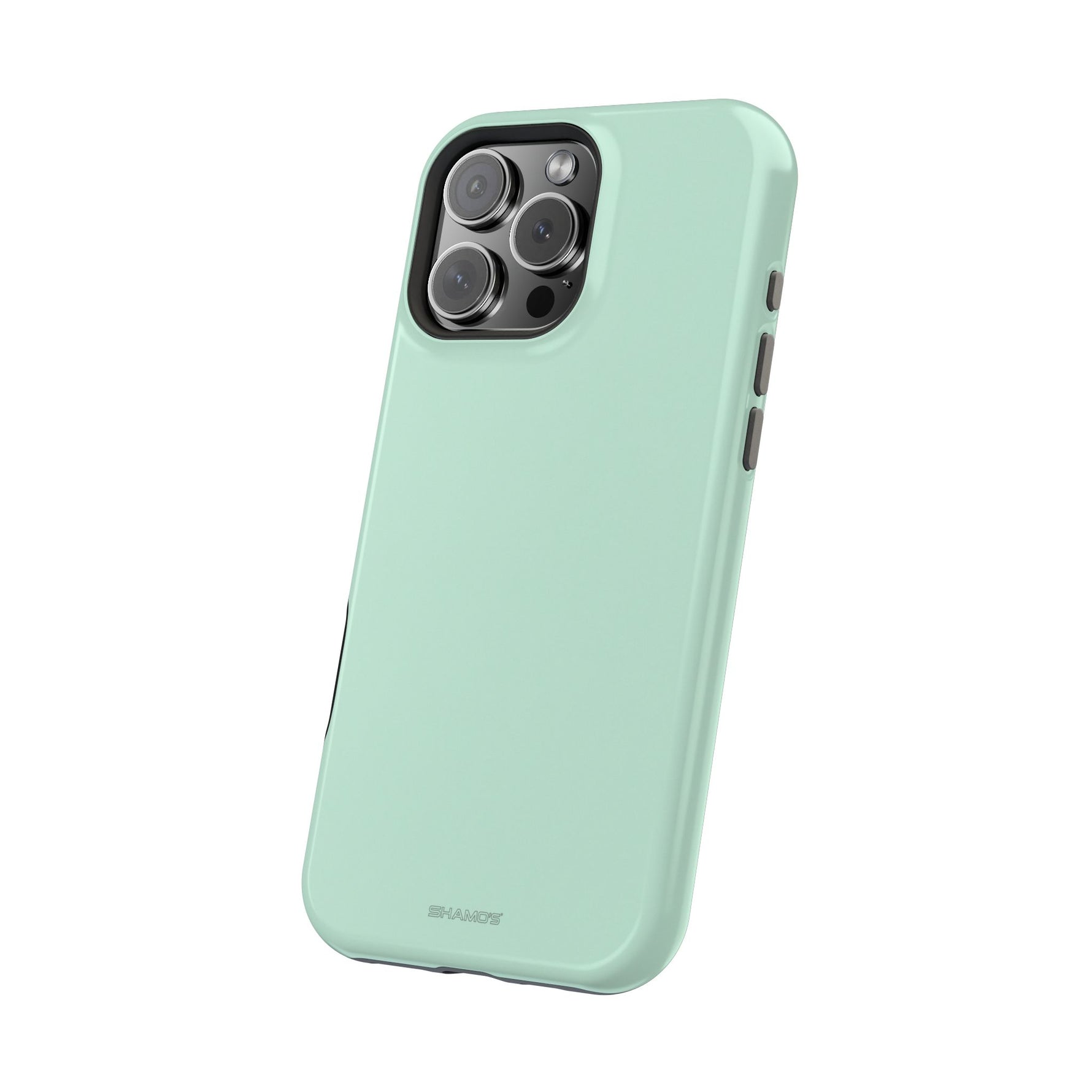 Frosted Mint MagSafe Compatible Impact-Resistant iPhone Case