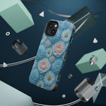 Frozen Floral Rose & Daisy Impact iPhone Case | MagSafe compatible  Shamo's