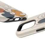 "Connected Lines" Minimalist iPhone Case — MagSafe, Magnetic Impact-Resistant  Shamo's