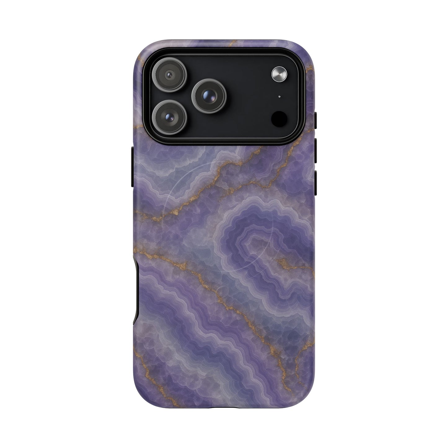 Purple Agate Marble iPhone Case with MagSafe - Shamo's
