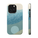 “Calm Over Chaos” Abstract Ocean Wave iPhone Case | MagSafe Compatible  Shamo's iPhone 14 Pro / Matte