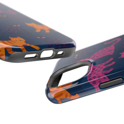 Colorful Cat Phone Case - MagSafe Impact-Resistant