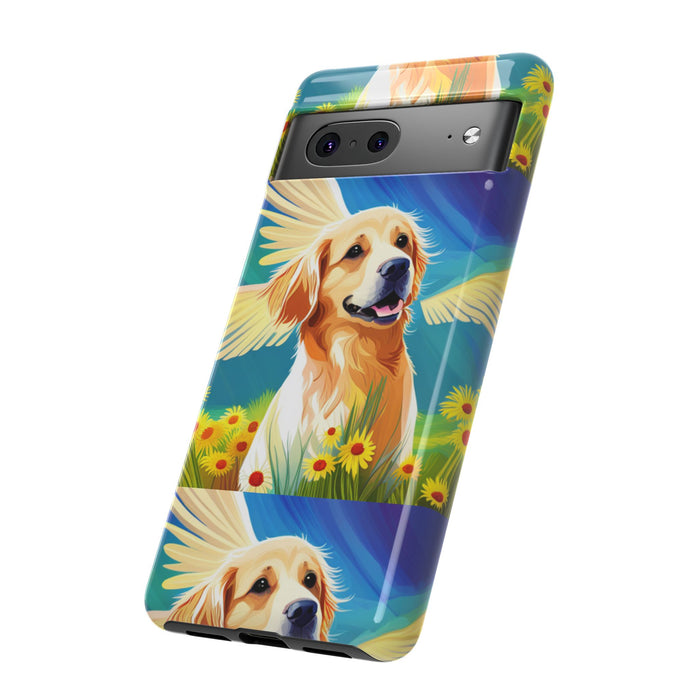 Tough Cases Golden Retriever with Wings Phone case