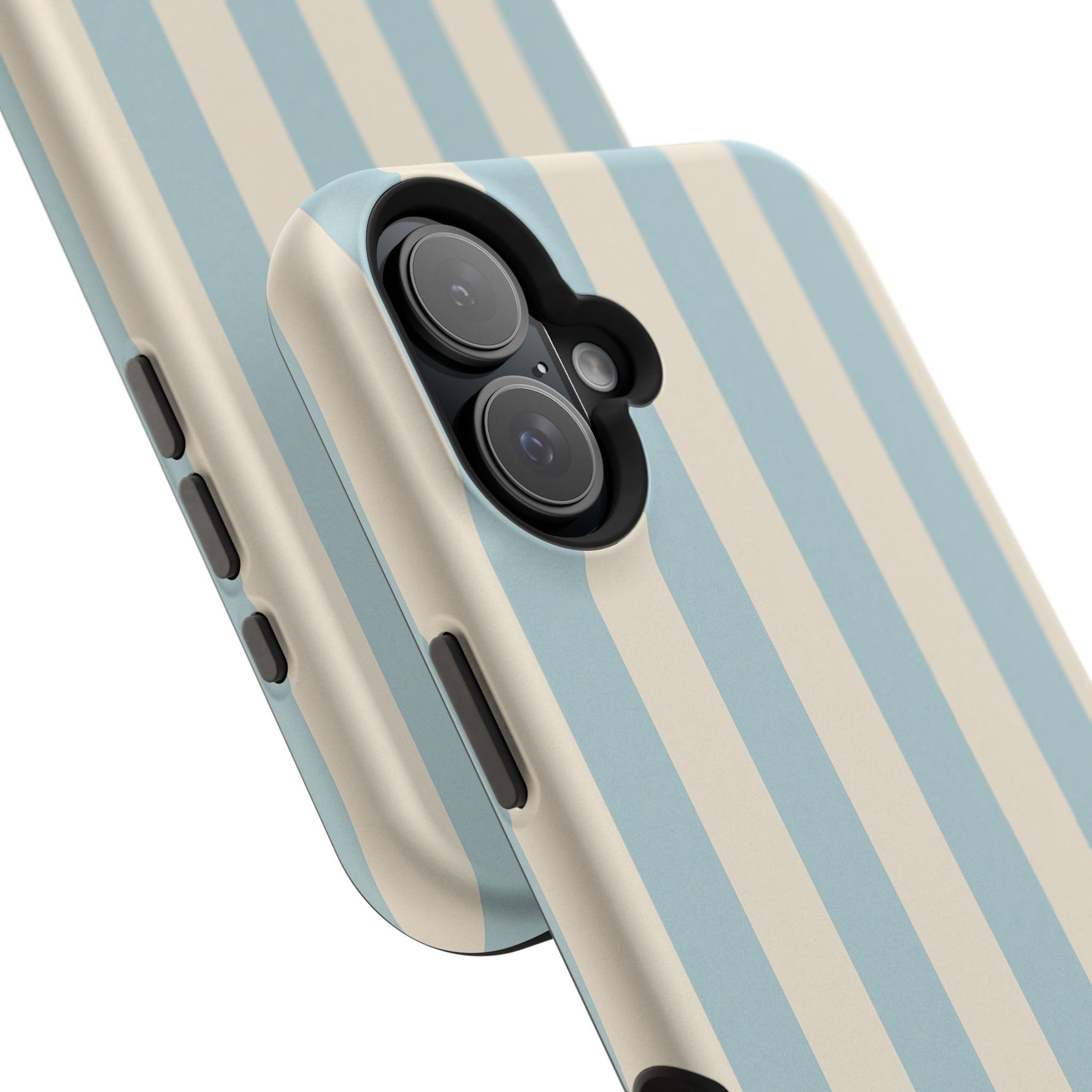 Blue Strips Pattern iPhone Case Compatible with MagSafe - Shamo's