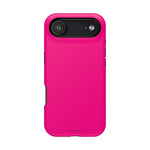 Neon Pink MagSafe Compatible Impact-Resistant Phone Case Hot Pink