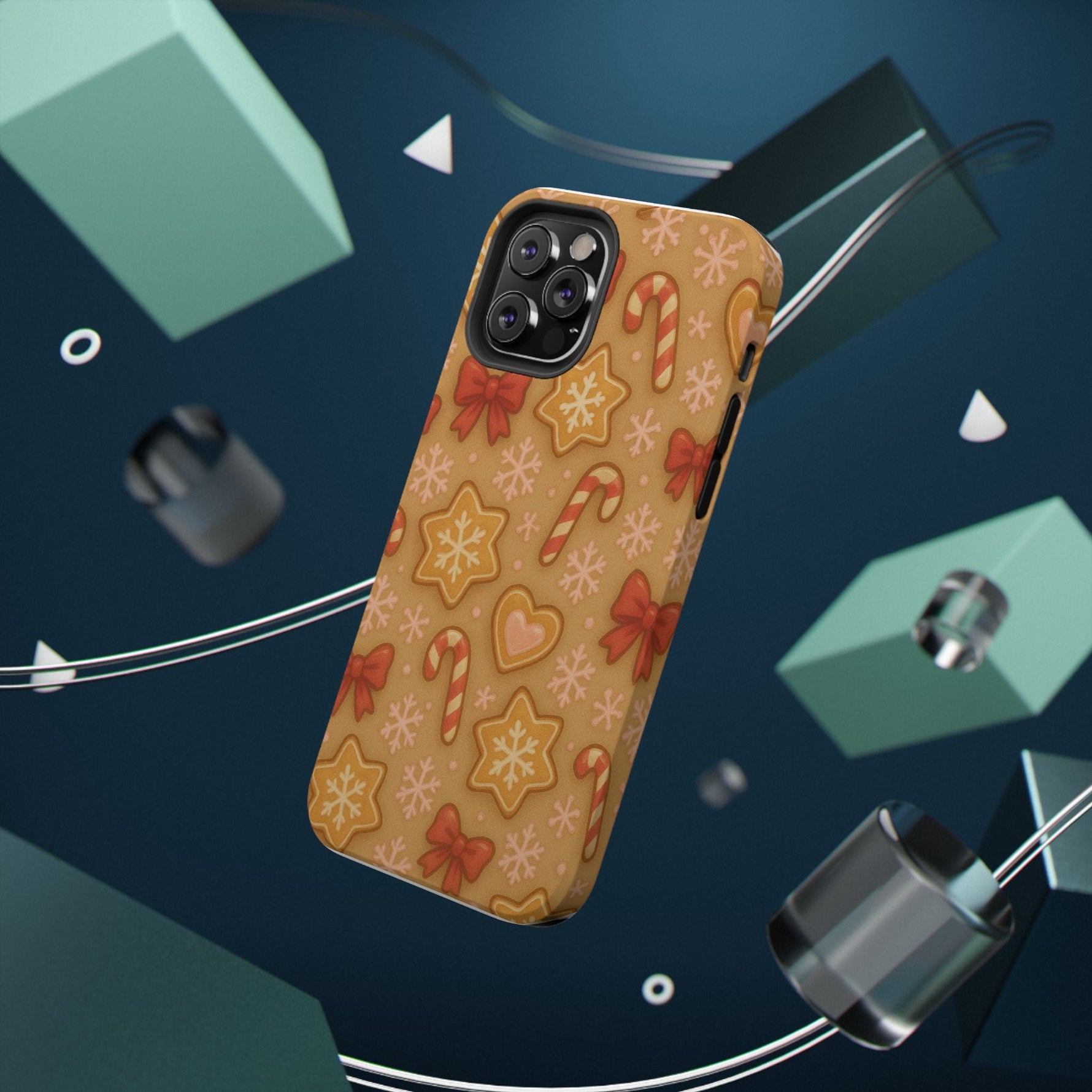 Candy Cane & Gingerbread Holiday iPhone Case — Impact-Resistant  Shamo's