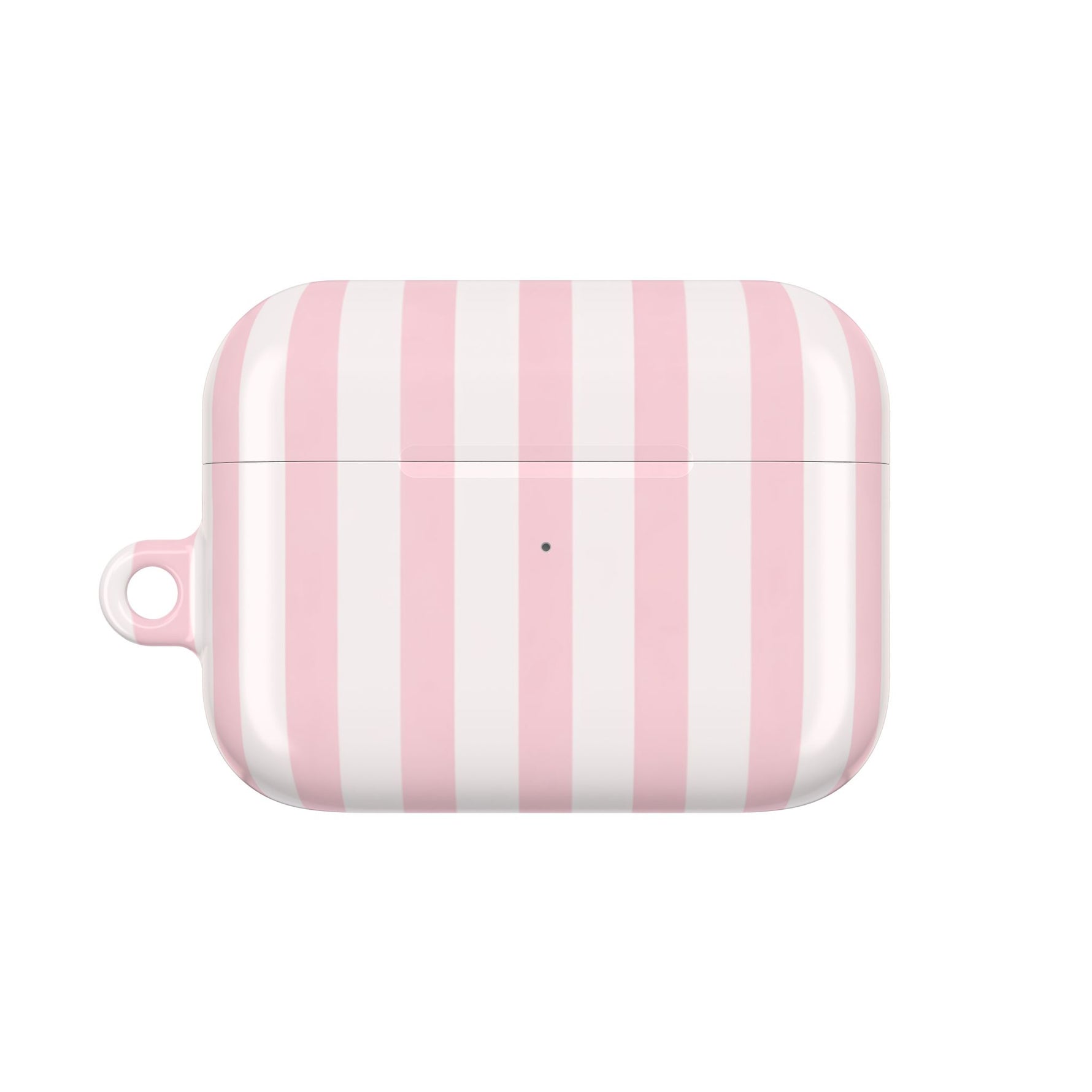 Pink Striped AirPod Case — Pastel Candy Stripe Protective Cover