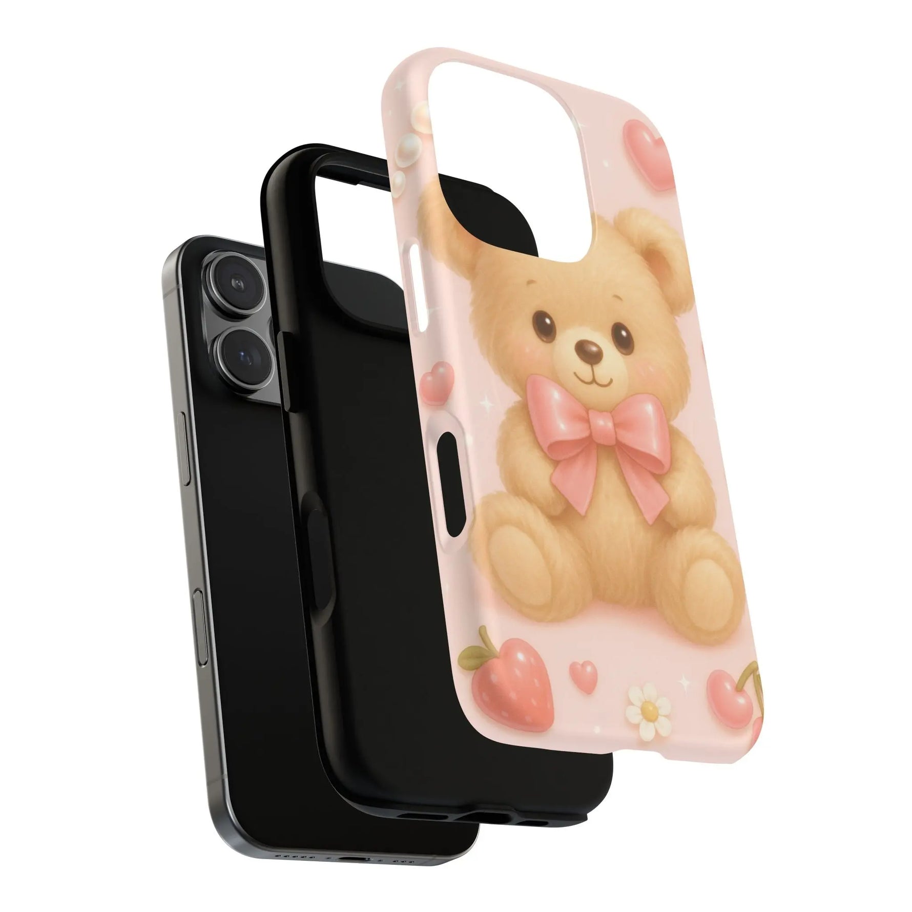 Ribbon Teddy Bear Love iPhone Case with MagSafe  Shamo's