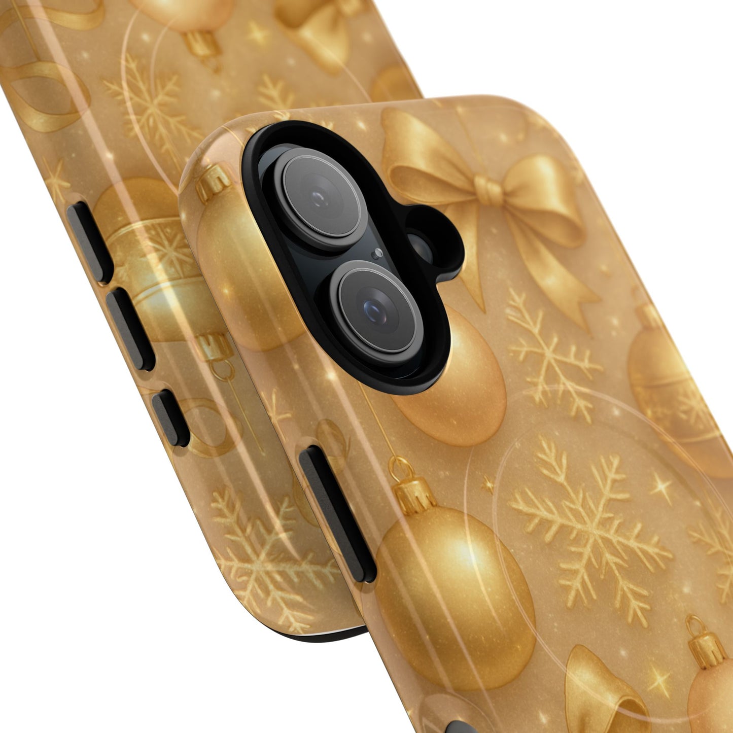 Holiday Gold Ornament iPhone Case | Compatible with MagSafe