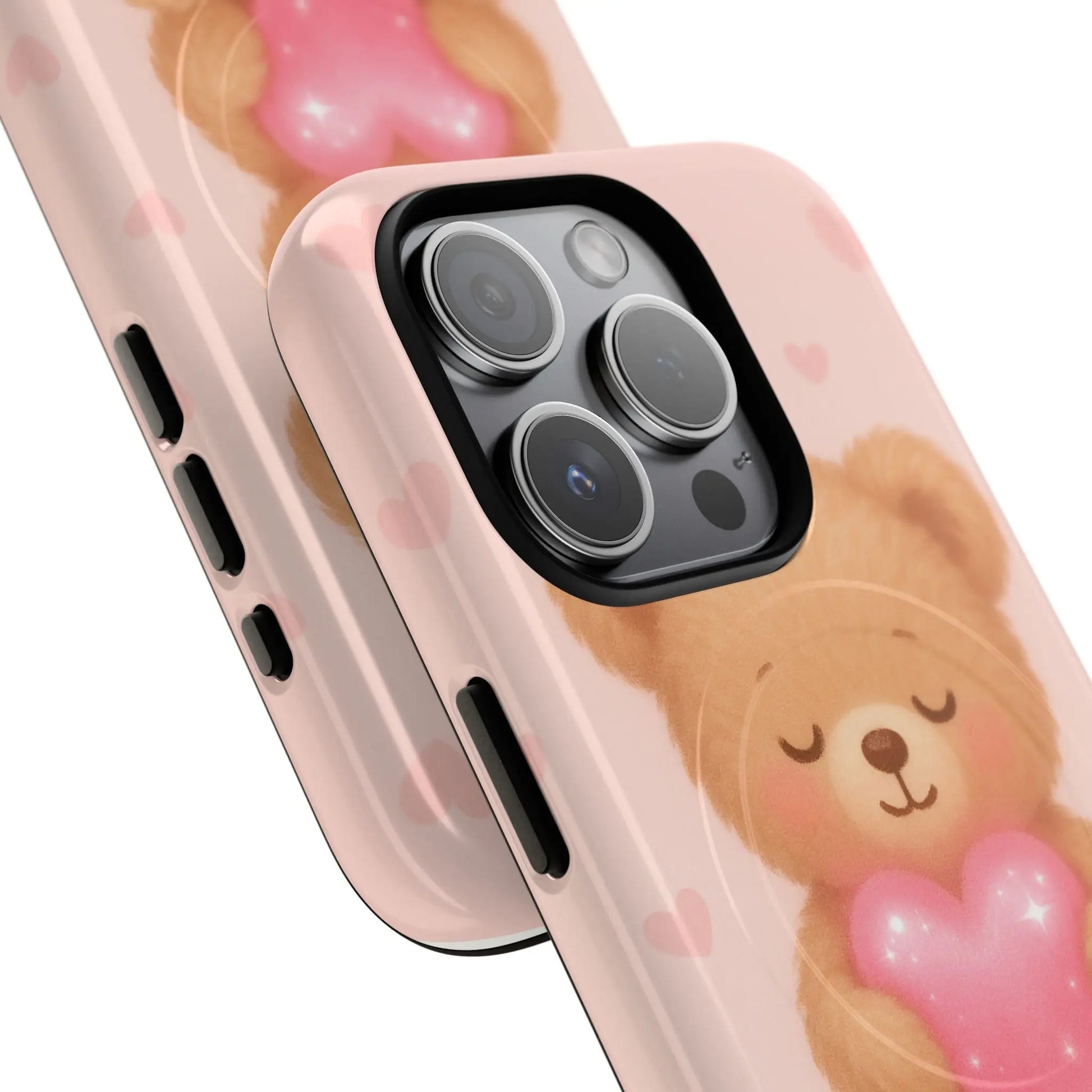 Heart Hug Teddy Bear iPhone Case – with MagSafe - Shamo's