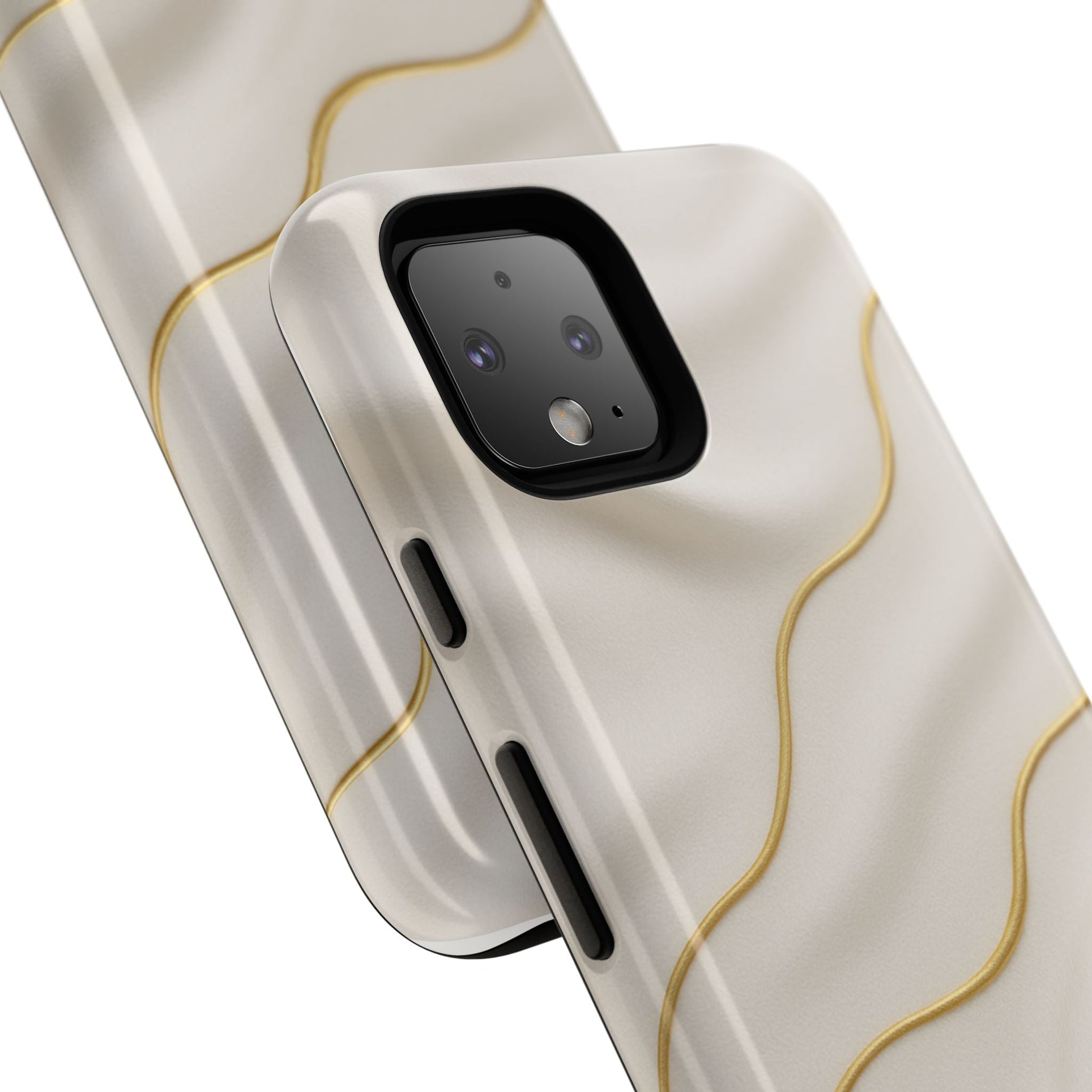 Elegant Gold Wave Tough iPhone Case  Shamo's