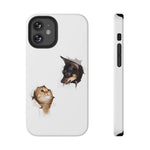 Impact-Resistant Cases with a cat and a dog - Shamo's
