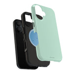 Frosted Mint MagSafe Compatible Impact-Resistant iPhone Case