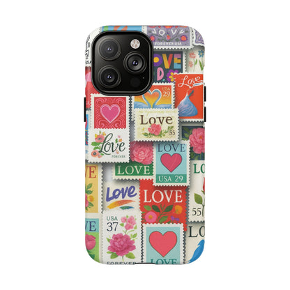 Vintage Romantic Love Stamp iPhone Case | Tough Protection + MagSafe  Shamo's iPhone 14 Pro Max / Matte