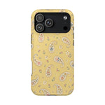Honey Paisley MagSafe Phone Case, glossy iPhone 18 Pro Max, rear view