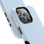 Cloud Blue Solid Color MagSafe Compatible Impact-Resistant iPhone Case