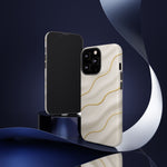 Elegant Gold Wave Tough iPhone Case  Shamo's
