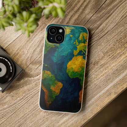 Biodegradable Phone Case — Earth Illustration Eco-Friendly Case  Shamo's
