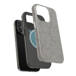 Cracked Concrete Texture iPhone Case with MagSafe compatibility  Shamo's