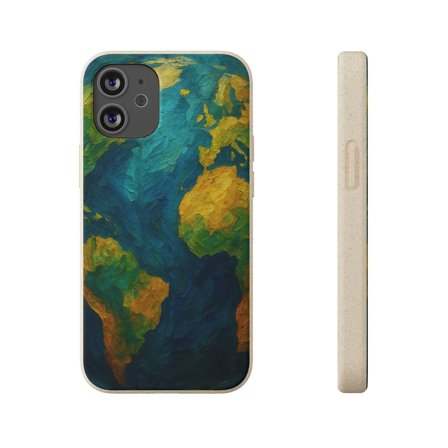 Biodegradable Phone Case — Earth Illustration Eco-Friendly Case  Shamo's iPhone 12 Mini