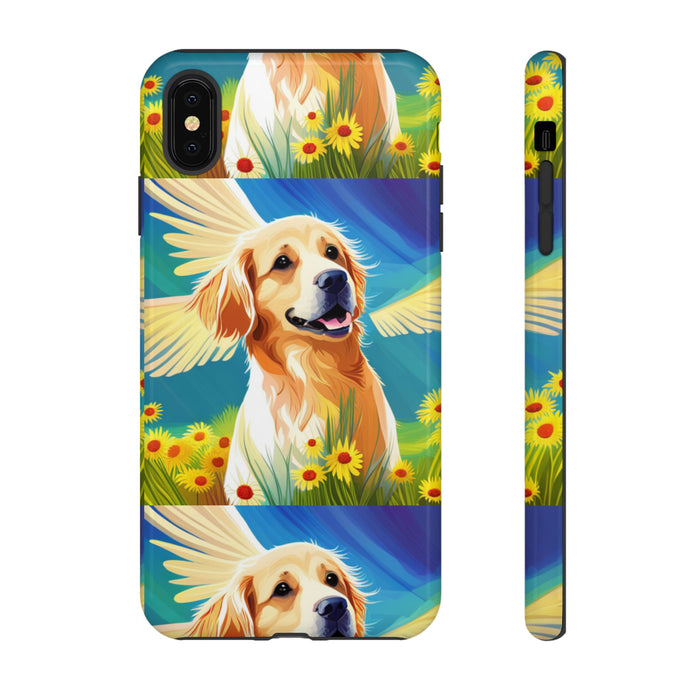 Tough Cases Golden Retriever with Wings Phone case