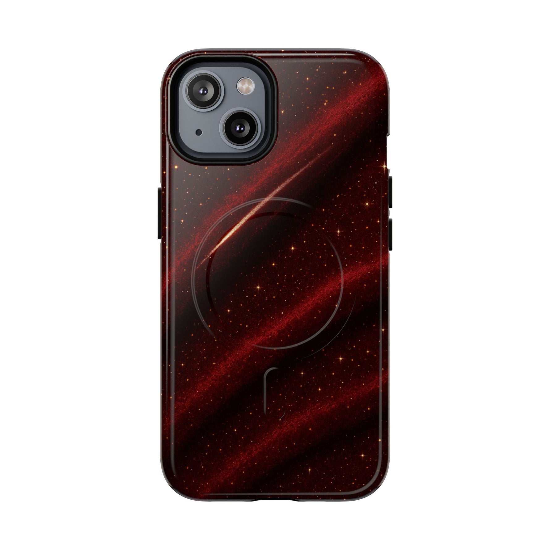 Red Nebula iPhone Case with MagSafe - Shamo's