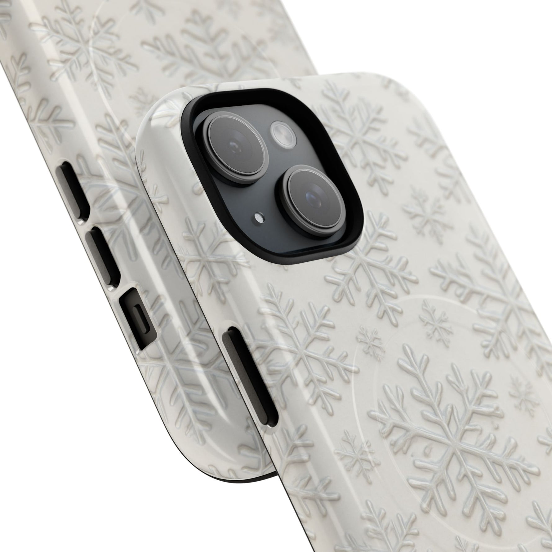 Snowflake Texture iPhone Case compatible with MagSafe - Shamo's