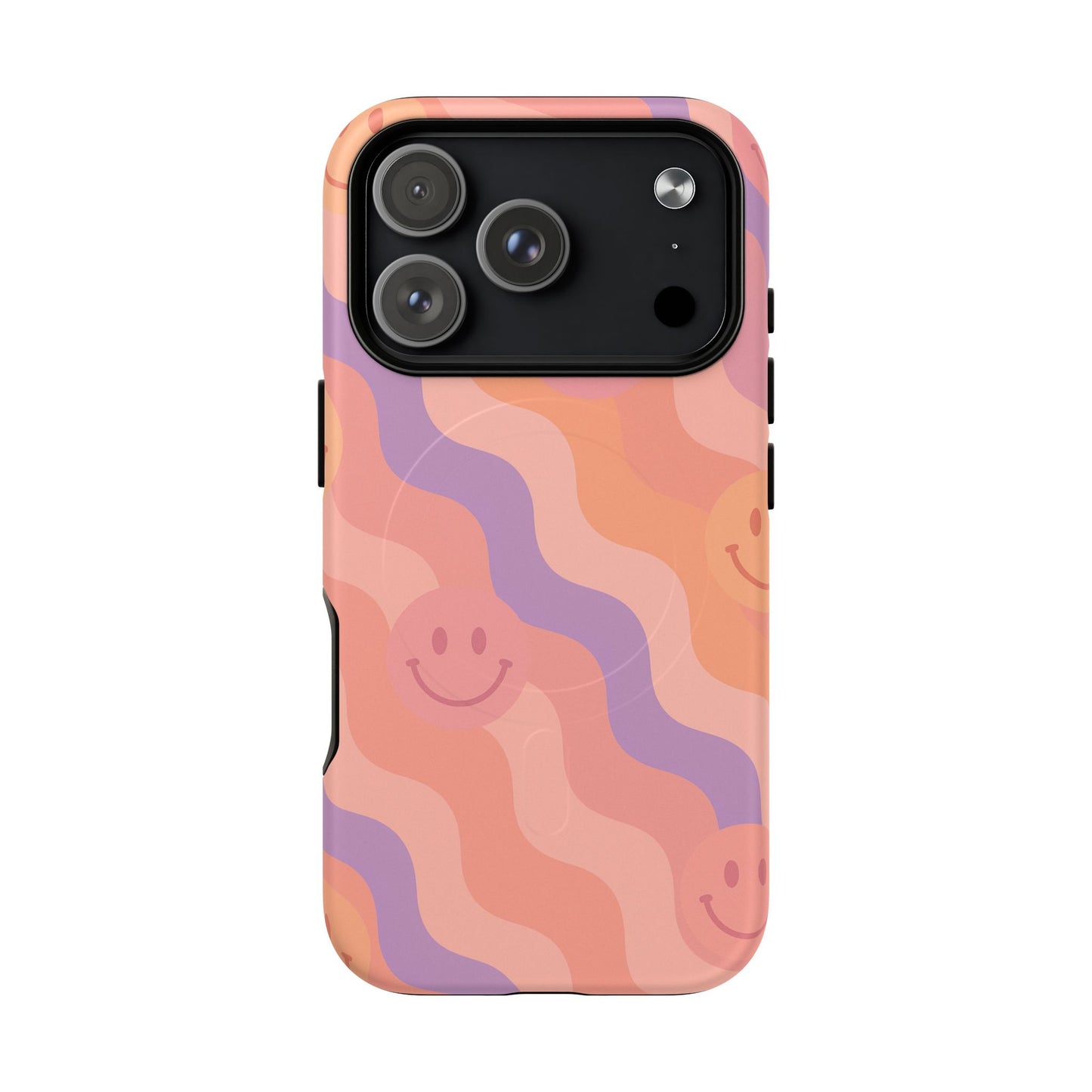 Groovy Smiley Faces Retro iPhone Case | MagSafe