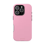 Cotton Candy Pastel Pink Impact-Resistant Phone Case | Slim Protective MagSafe-Compatible Cover