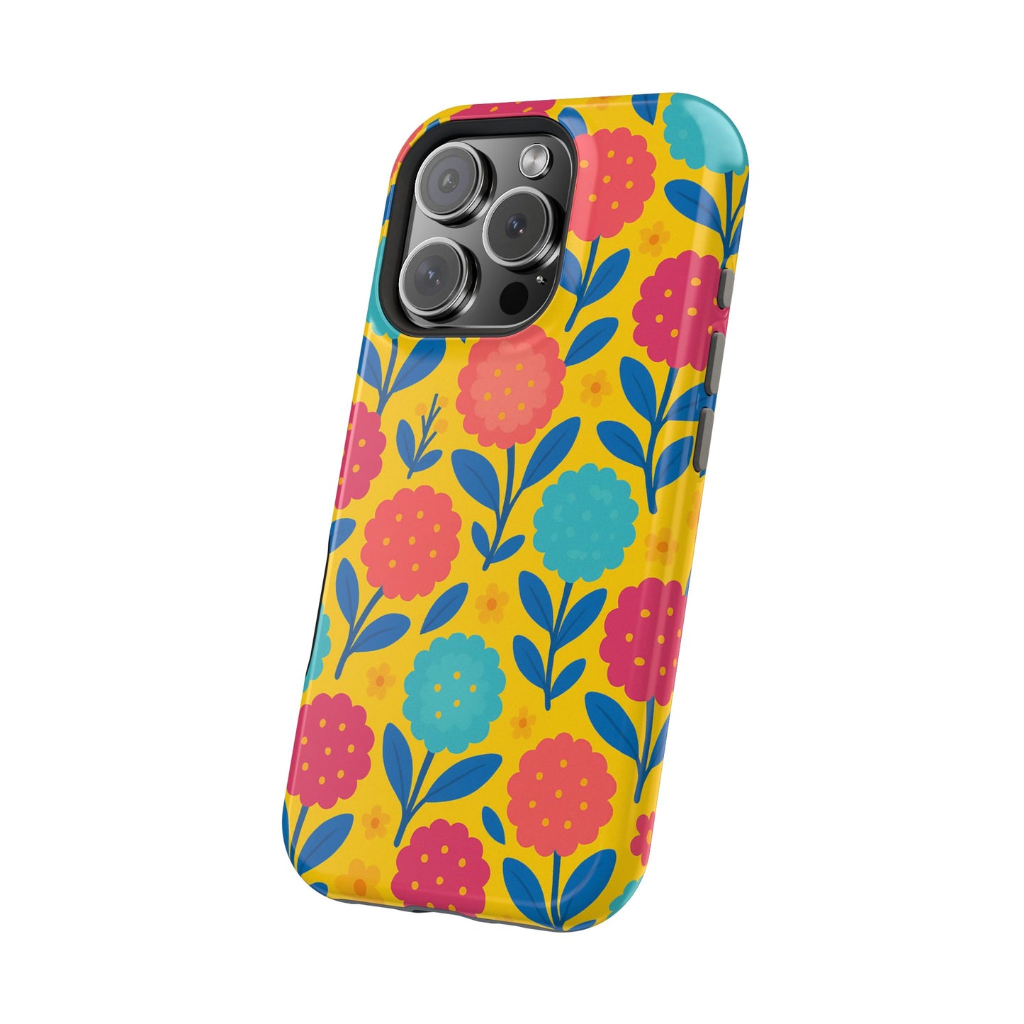 Vibrant Floral MagSafe Phone Case