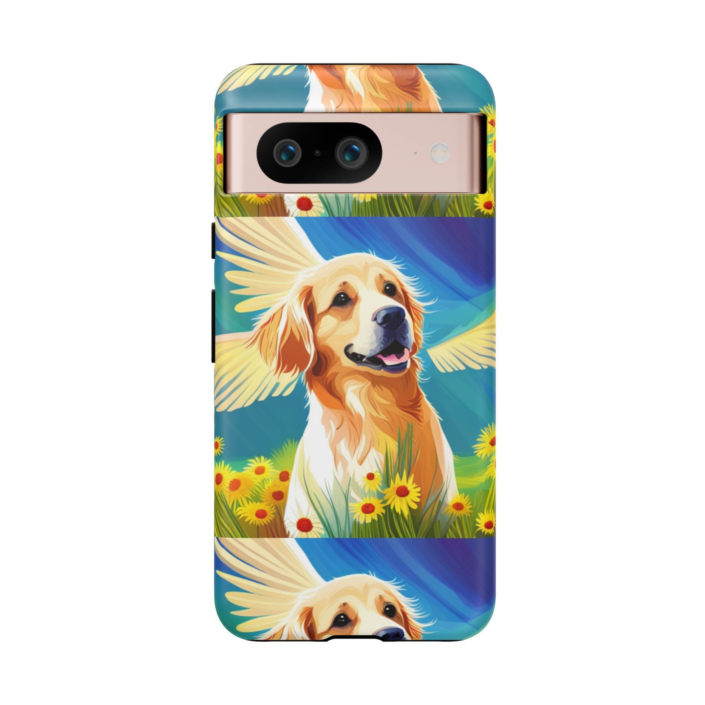 Tough Cases Golden Retriever with Wings Phone case