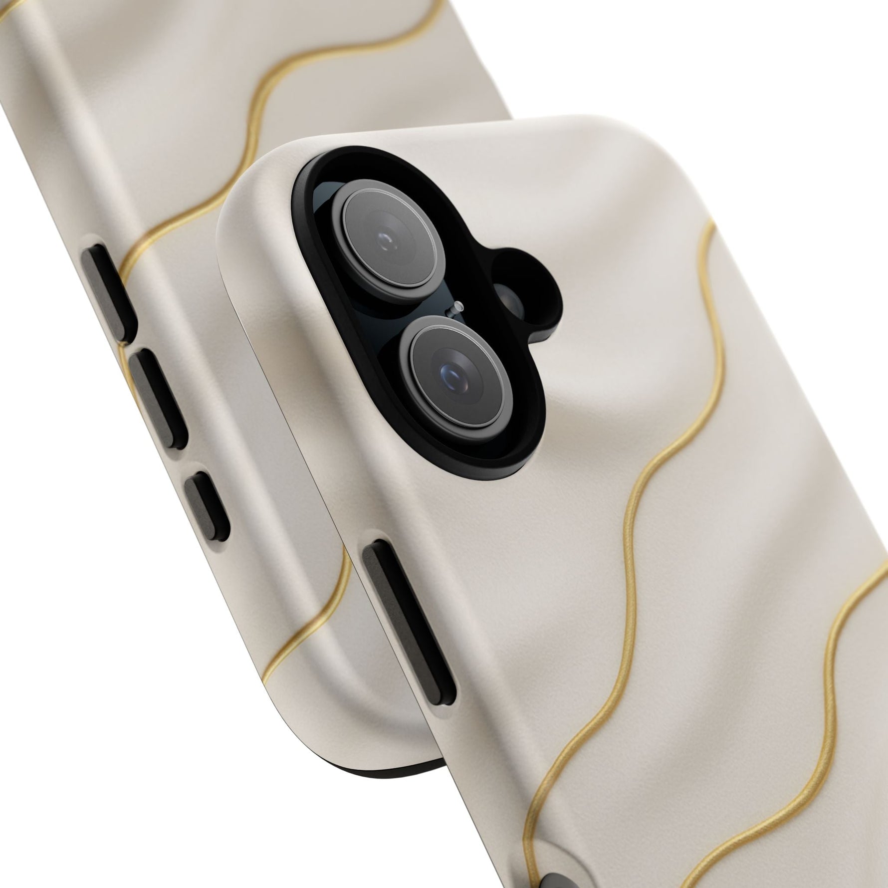 Elegant Gold Wave Tough iPhone Case  Shamo's