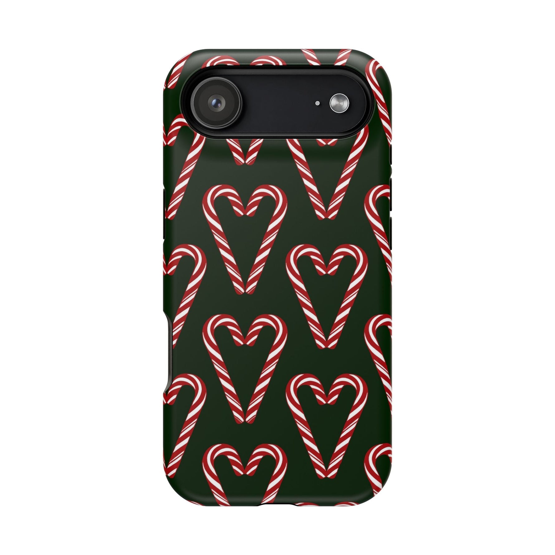 Candy Cane Heart MagSafe Impact-Resistant iPhone Case  Shamo's iPhone 17 Air / Matte