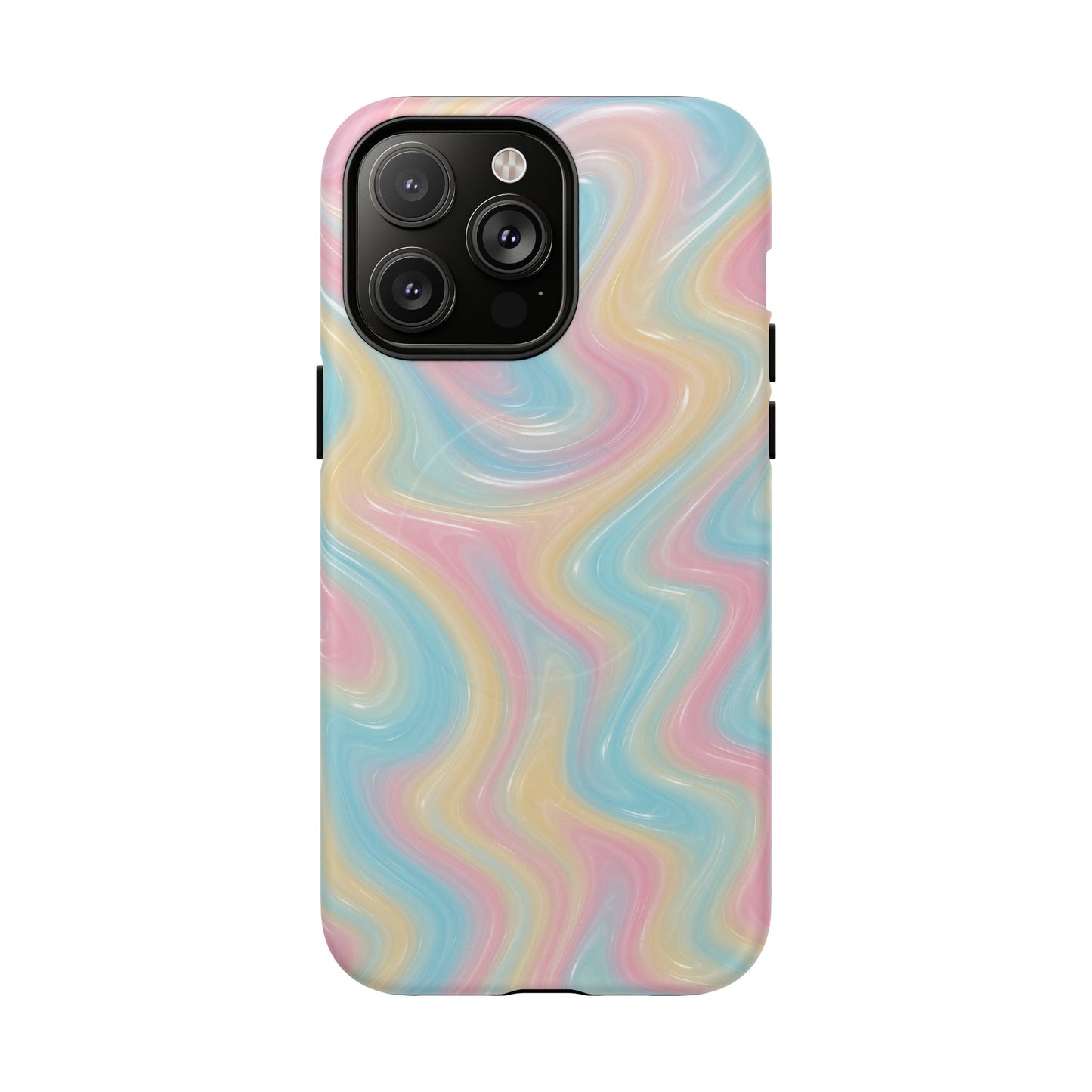 Rainbow Marble Swirl iPhone Case with MagSafe - Shamo's