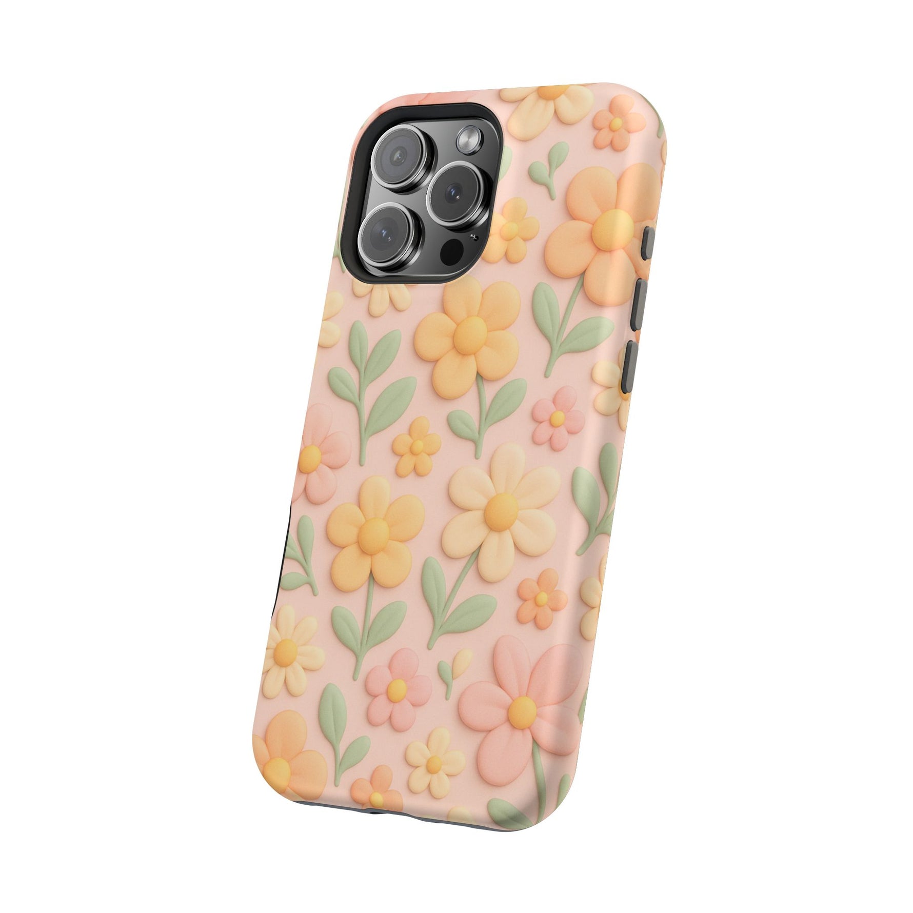 Vintage Floral 3D iPhone Case | MagSafe Compatible - Shamo's